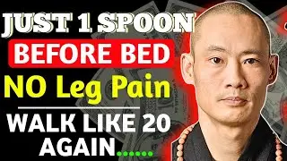 Just 1 Spoon Before Bed to Restore Leg Strength and Feel 20 again | Night Routine for Seniors