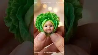 Green Cabbage Eating Cabbage Leaves 🥬😋 | Crunchy Veggie ASMR #Shorts