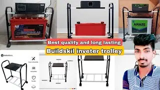 Metal trolley for inverter and battery under 1000 // Best metal trolley for inverter and battery