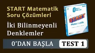 İki Bilinmeyenli Denklemler 0'DAN BAŞLA 1 START Matematik #tytmatematik #yks2026