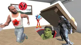 Franklin found secret bunker in Franklin bed in Indian bike driving 3d