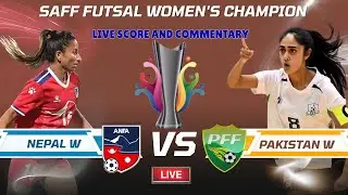 Nepal vs Pakistan SAFF Futsal Women's  Championship 2026 live score and commentary l sports pariwar