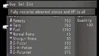 Final Fantasy VIII NMJNSANLNDC 123 Making Money
