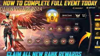 FREE FIRE DAWN VOYAGE 2024 EVENT  / HOW TO COMPLETE DAWN VOYAGE 2024 EVENT FREE FIRE / FREE REWARDS