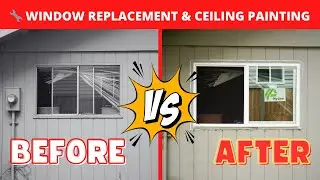 🔧 Window Replacement and Ceiling Painting | Frank's Handyman