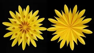 AMAZING DIY 3D HOME DECOR#snowflakes#wintercrafts#holidaycraft#paperflowerwallhanging 