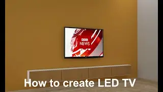 how to create tv in 3ds max