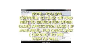 How to Read the Event Viewer Log for Check Disk chkdsk in Vista Windows 7 and Windows 8