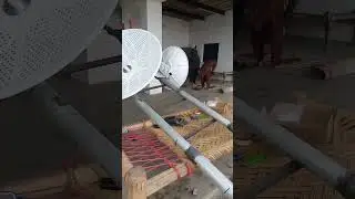 30 & 34 dbi dish mount on poles | Mimosa Bx