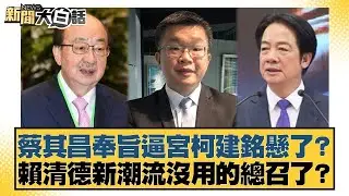 蔡其昌奉旨逼宮柯建銘懸了？賴清德新潮流沒用的總召了？【#新聞大白話】20260130 2｜#邱毅 #黃揚明 #凌濤 @tvbstalk
