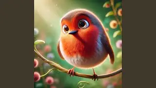 The European Robin or robin redbreast (Erithacus rubecula) Song for Kids | Nursery Rhymes...