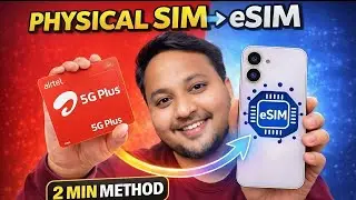 Convert Airtel SIM to eSIM in 2 Minutes | Home Process | 2026 Guide