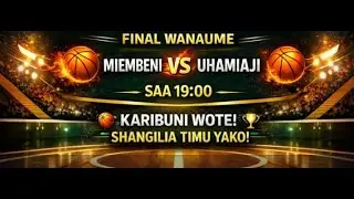#LIVE BASKETBALL FAINALI MAPINDUZI CUP 2026,MIEMBENI  Vs UHAMIAJI. 18/01/2026.