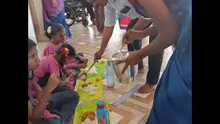 🥳Celebration of the birthday of Nakshatra and Mr Natarajan family
