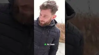 Czy wyjadą z zamarzniętego jeziora? Auto utknęło! #shorts