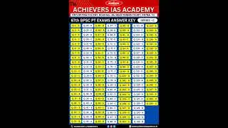 67th BPSC PT EXAM 