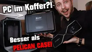 PC im Koffer?! 😱 Besser als PELICAN CASE! Velka 7 SFF im Lykus HC-3310 Handgep&auml;ck Tasche & Rucksack