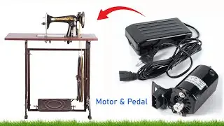 How to Install a 220V Sewing Machine Motor & Pedal | Easy DIY Upgrade in Minutes!