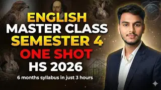 🔥 CLASS 12 SEMESTER IV ENGLISH | WBCHSE | FULL SYLLABUS ONE SHOT VIDEO 🔥