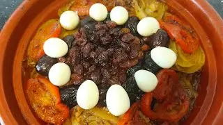 Tajin marroqui de Cordero con ciruelas pasas