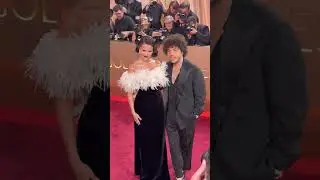 SELENA GOMEZ E BENNY BLANCO NO TAPETE VERMELHO DO GLOBO DE OURO ✨