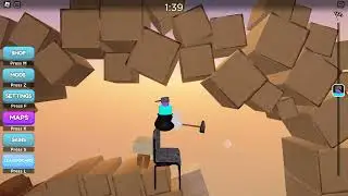 Getting Over it Roblox run