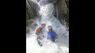 Why go to an amusement park when you can go canyoning in the Swiss Alps