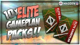 10x Elite Gameplan Opening!! Madden Mobile 18