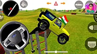 Red Thar Car Game | Crazy Stunts & Offroad Adventure