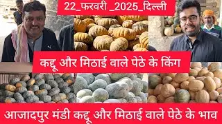 February 22, 2025 दिल्ली कद्दू और मिठाई वाले पेठे के किंग pumpkin market price delhi