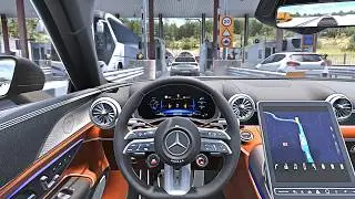 Mercedes AMG GT 63 Coupe 2025 - Euro Truck Simulator 2 [Steering Wheel Game Play]