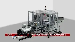 Automated SED Tube Filter Assembly Machine with Rotary Indexing Table  - RNA Automation Ltd