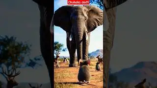🐘 Big Elephant, Tiny Mouse 🐭 | A Heartwarming Tale of Unlikely Friendship ❤️ | #ai #pigeon #shorts