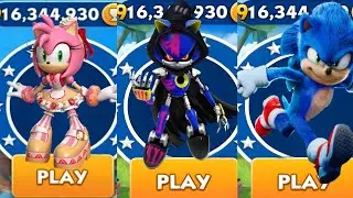 Sonic Dash - Dulce Amy VS Reaper Metal Sonic VS Sonic _ Movie Sonic vs All Bosses Zazz Eggman