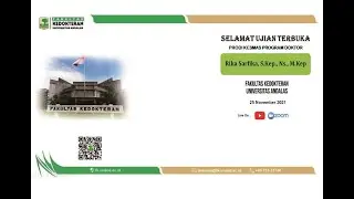 Ujian Terbuka Promosi Doktor Prodi Kesehatan Masyarakat Program Doktor FK Unand