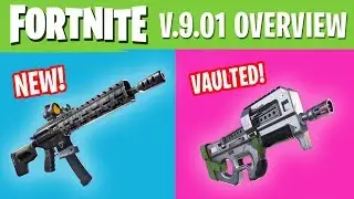 Everything NEW in FORTNITE v9.01 Update - Tactical Assault Rifle!