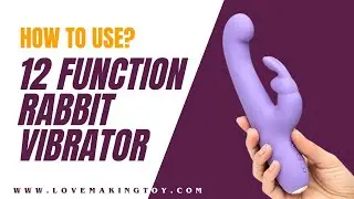 12 Function Rabbit Vibrator || Automatic Heating For Women #rabbit #vibrator #sextoy