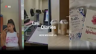 Uni diaries | Hectic week in my life ,Studying ,New devotions & more🤍🫧