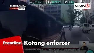 Nangotong na traffic enforcer, sinibak matapos masapul sa video | Frontline Pilipinas