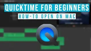 QUICKTIME FOR BEGINNERS: How to open quick time on a mac book pro.