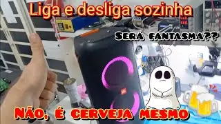 JBL partybox 100 não liga, as vezes fica ligando e desligando sozinha, 🔊