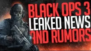 BlackOps3: - NEWS And RUMORS WEAPON LIST & MORE!!!