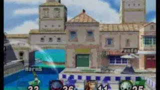 SSBB LoLiS1 - Doubles - Renegade Hot_ArmS (Green) vs Ally SamuraiPanda (Blue) 2