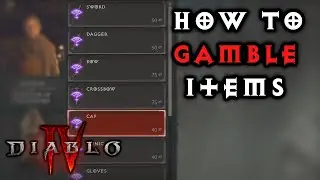 What to do with Murmuring Obols - How to Gamble for items in Diablo 4 - Beta PS5 Gameplay