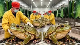 Inside the Frog Leather Mega Factory How Exotic Skins Become Luxury Items (Full Process)