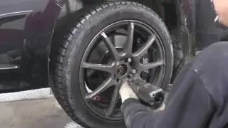Зимние тормоза на Subaru STI