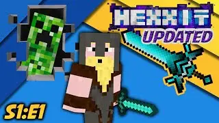THINGS START OUT CRAZY! | Minecraft Hexxit Updated (S1:E1) (Minecraft Mod Series)