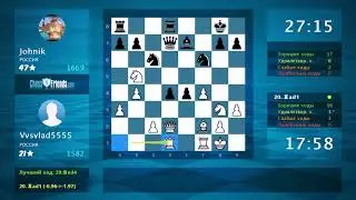 Chess Game Analysis: Vvsvlad5555 - Johnik : 0-1 (By ChessFriends.com)