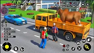 Truck me load tiger 😱 ong  game Wild Animals TruckTransporter 