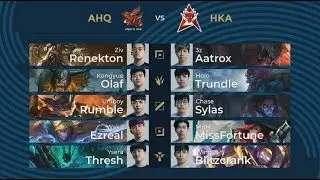 [TH] AHQ vs HKA | Week 3 Day 3 | PCS Spring Split (2020)  | ahq eSports Club vs Hong Kong Attitude